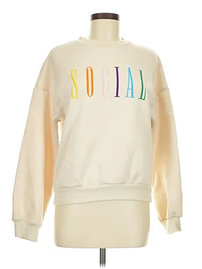 Pre-owned Shein Sweatshirt In Ivory