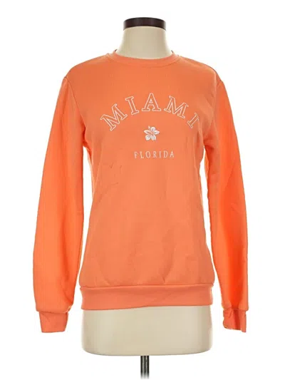 Pre-owned Shein Sweatshirt In Orange