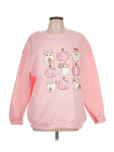 Pre-owned Shein Sweatshirt In Pink
