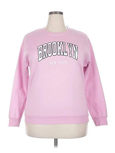 Pre-owned Shein Sweatshirt In Pink