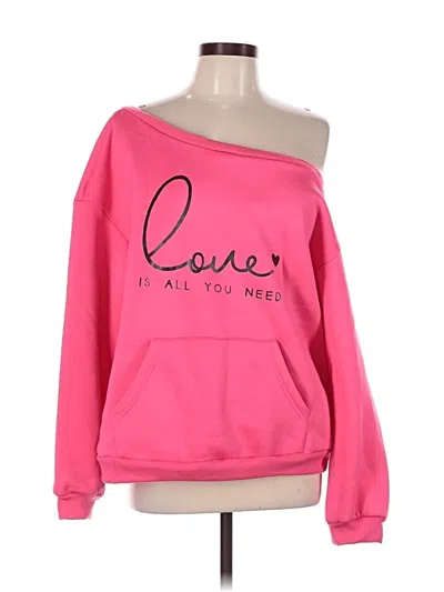 Pre-owned Shein Sweatshirt In Pink