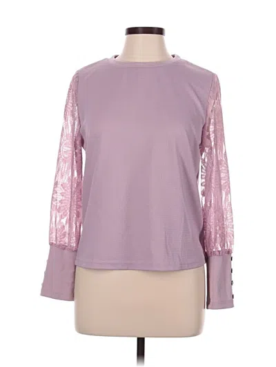 Pre-owned Shein Sweatshirt In Purple