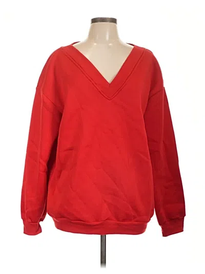 Pre-owned Shein Sweatshirt In Red