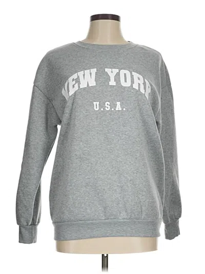 Pre-owned Shein Sweatshirt In Silver
