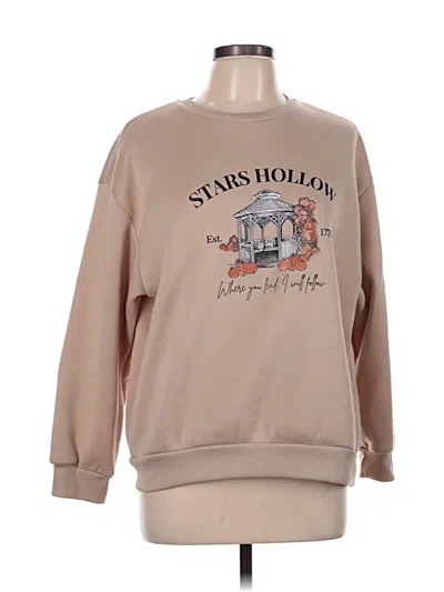 Pre-owned Shein Sweatshirt In Tan