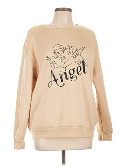 Pre-owned Shein Sweatshirt In Tan