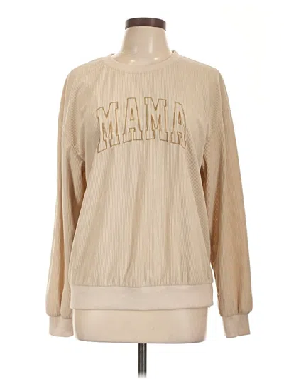 Pre-owned Shein Sweatshirt In Tan