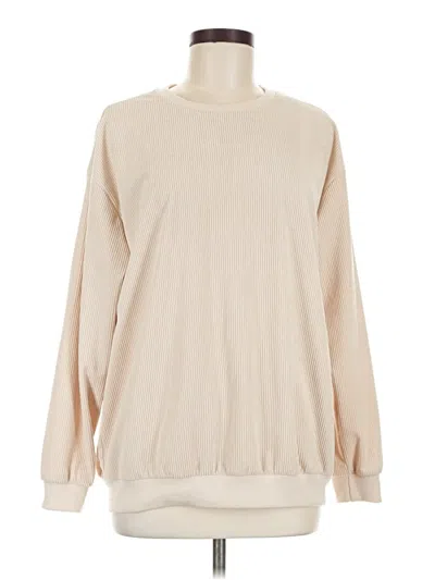 Pre-owned Shein Sweatshirt In Tan