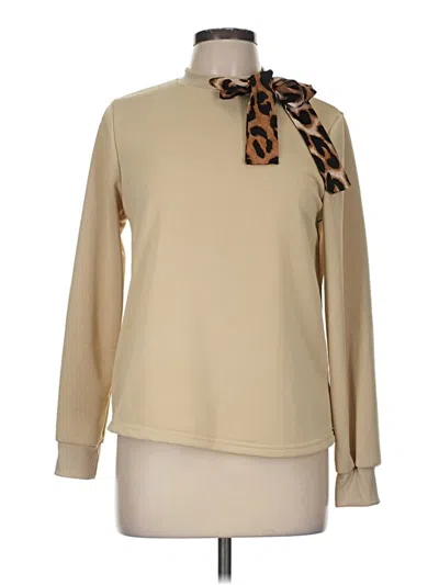 Pre-owned Shein Sweatshirt In Tan