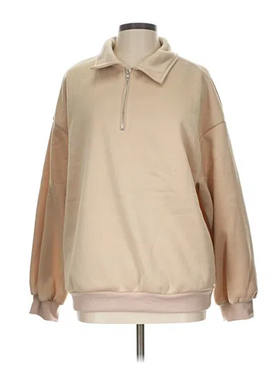 Pre-owned Shein Sweatshirt In Tan