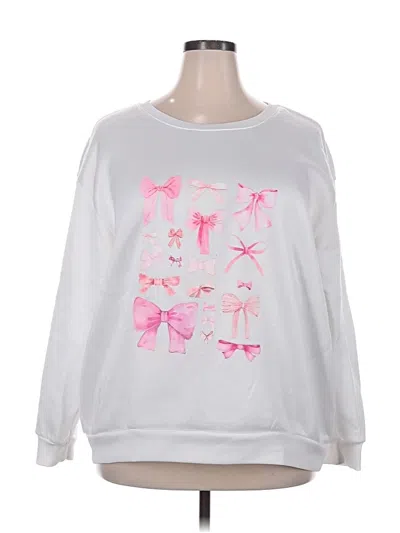 Pre-owned Shein Sweatshirt In White