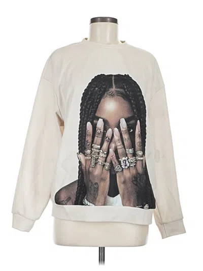 Pre-owned Shein Sweatshirt In White