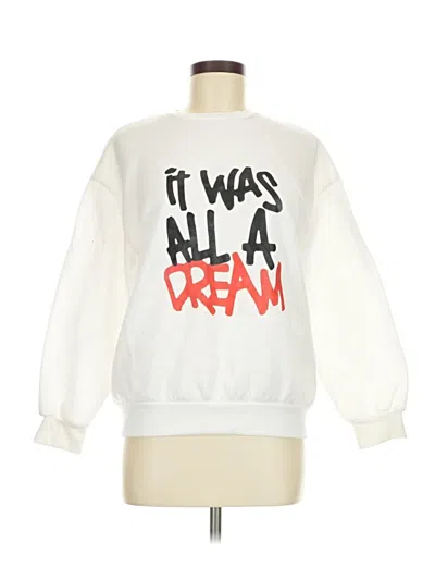 Pre-owned Shein Sweatshirt In White