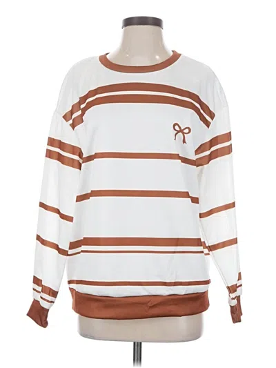 Pre-owned Shein Sweatshirt In White