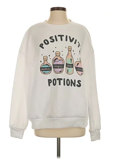 Pre-owned Shein Sweatshirt In White
