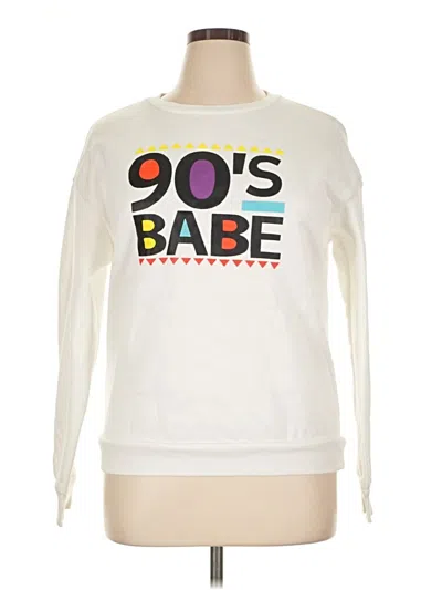 Pre-owned Shein Sweatshirt In White