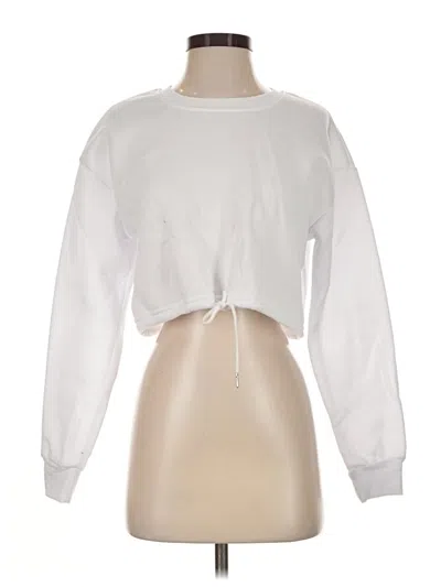 Pre-owned Shein Sweatshirt In White