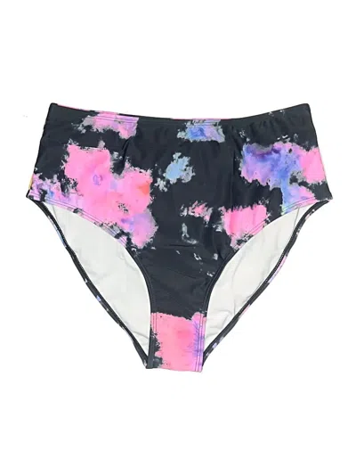 Pre-owned Shein Swimsuit Bottoms In Black