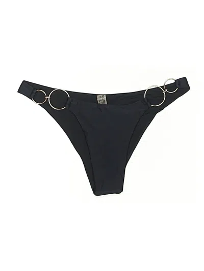 Pre-owned Shein Swimsuit Bottoms In Black