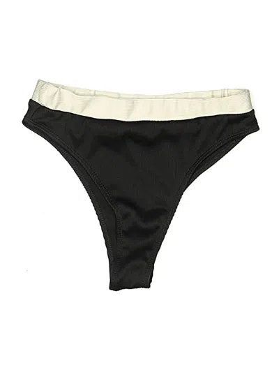 Pre-owned Shein Swimsuit Bottoms In Black