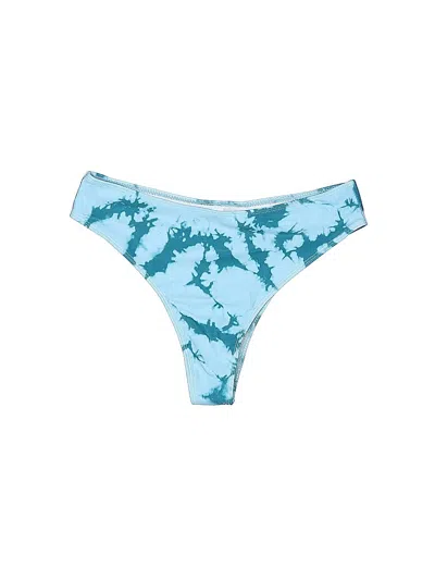 Pre-owned Shein Swimsuit Bottoms In Blue