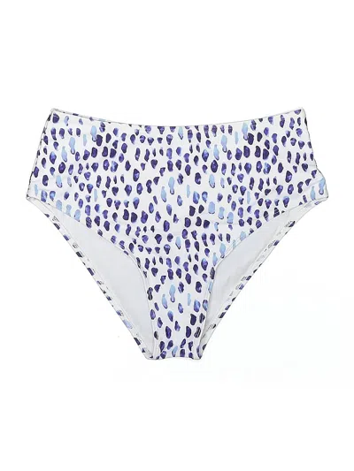 Pre-owned Shein Swimsuit Bottoms In Blue