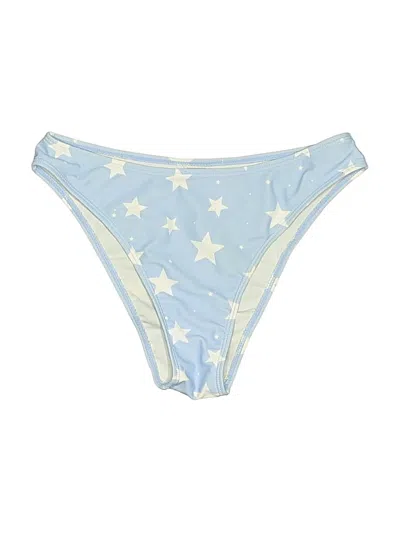 Pre-owned Shein Swimsuit Bottoms In Blue