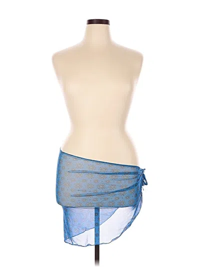 Pre-owned Shein Swimsuit Bottoms In Blue