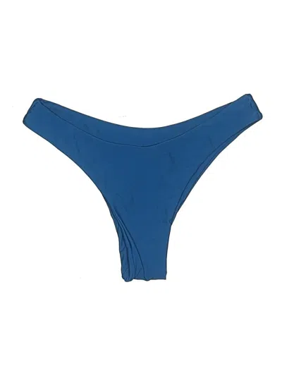 Pre-owned Shein Swimsuit Bottoms In Blue