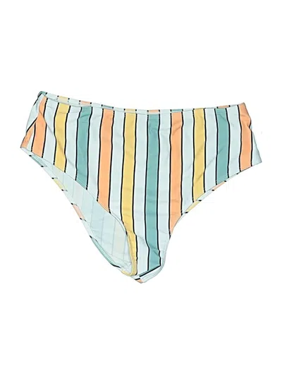 Pre-owned Shein Swimsuit Bottoms In Blue