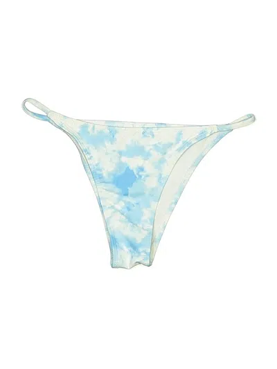 Pre-owned Shein Swimsuit Bottoms In Blue