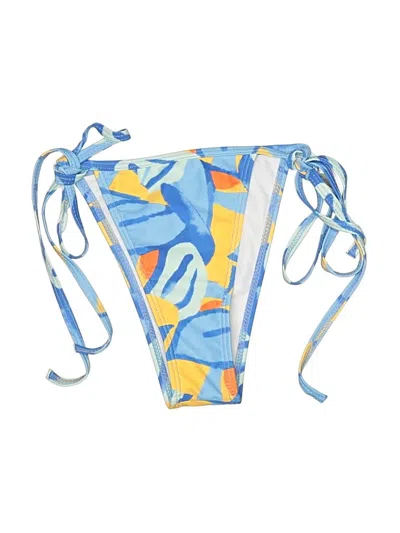 Pre-owned Shein Swimsuit Bottoms In Blue