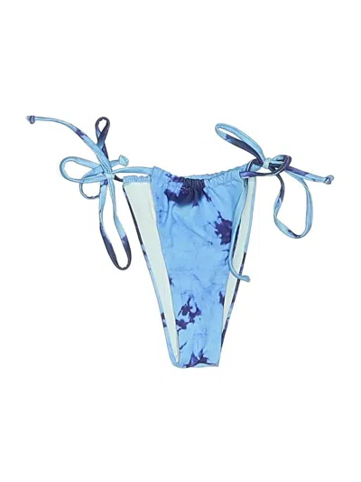 Pre-owned Shein Swimsuit Bottoms In Blue