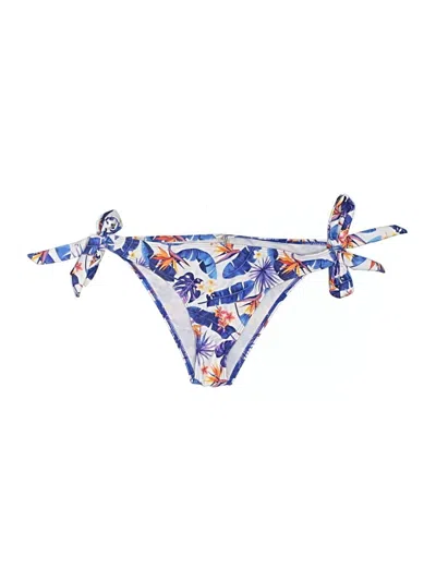 Pre-owned Shein Swimsuit Bottoms In Blue