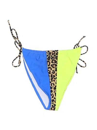 Pre-owned Shein Swimsuit Bottoms In Blue