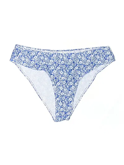 Pre-owned Shein Swimsuit Bottoms In Blue