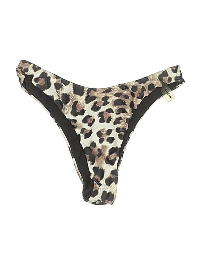 Pre-owned Shein Swimsuit Bottoms In Brown