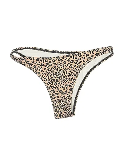 Pre-owned Shein Swimsuit Bottoms In Brown