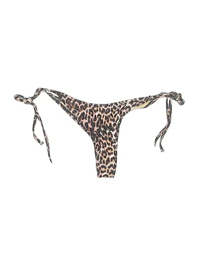Pre-owned Shein Swimsuit Bottoms In Brown