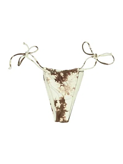 Pre-owned Shein Swimsuit Bottoms In Brown