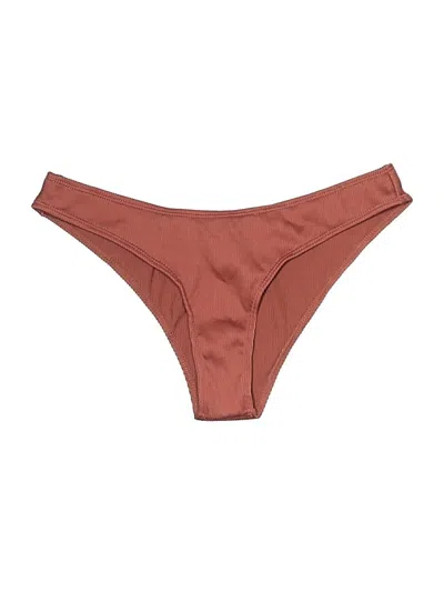 Pre-owned Shein Swimsuit Bottoms In Brown