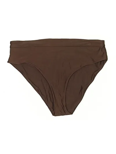 Pre-owned Shein Swimsuit Bottoms In Brown