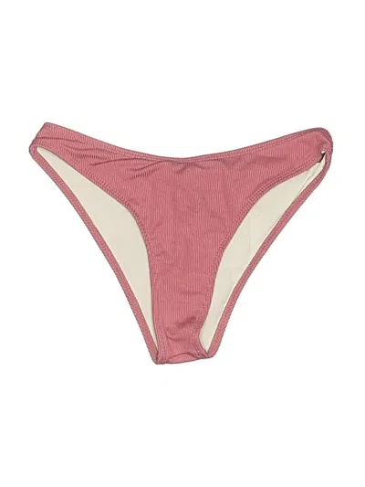 Pre-owned Shein Swimsuit Bottoms In Burgundy