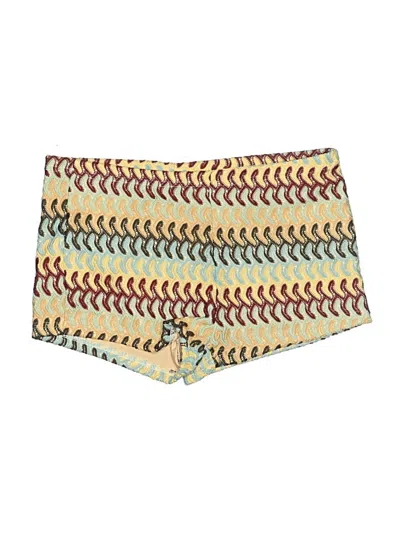 Pre-owned Shein Swimsuit Bottoms In Gold