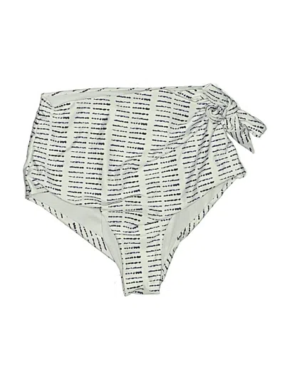 Pre-owned Shein Swimsuit Bottoms In Gray