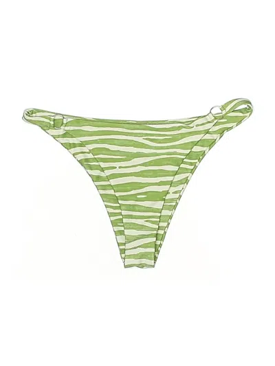 Pre-owned Shein Swimsuit Bottoms In Green