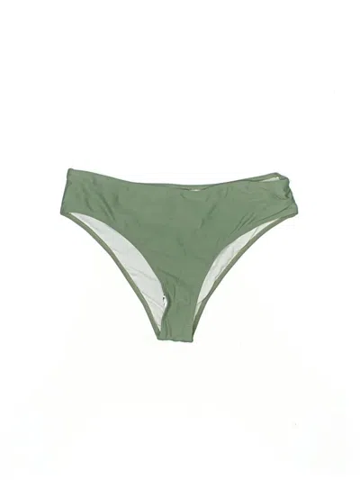 Pre-owned Shein Swimsuit Bottoms In Green