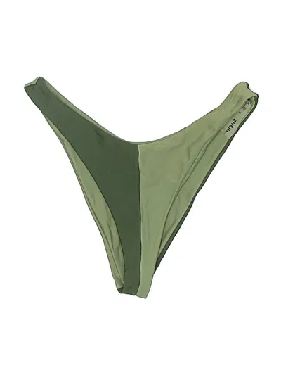 Pre-owned Shein Swimsuit Bottoms In Green