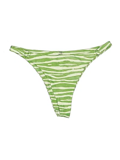 Pre-owned Shein Swimsuit Bottoms In Green