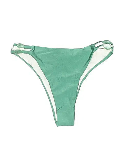 Pre-owned Shein Swimsuit Bottoms In Green
